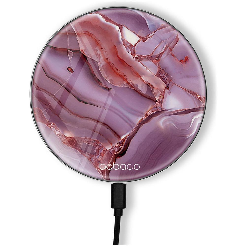 Caricabatterie Wireless 10w Vetro Premium Abstract 002 - Foto 1