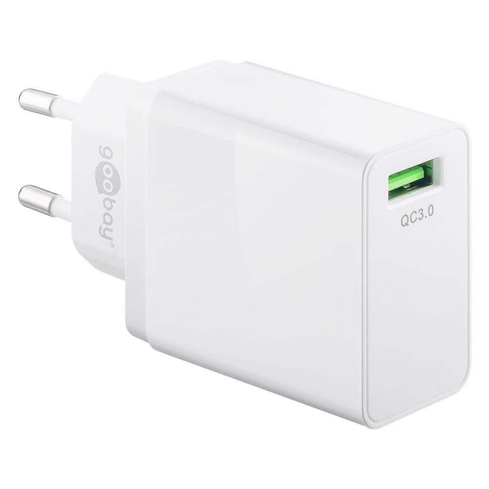 Caricatore Usb Quick Charger Qc3.0 (18w) Bianco - Foto 2