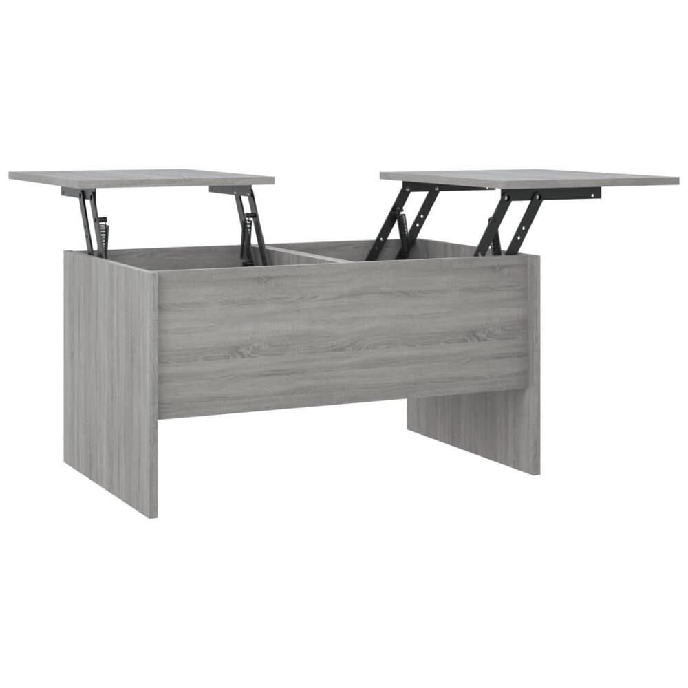 Tavolino Salotto Grigio Sonoma 80x50x42,5 Cm Legno Multistrato - Foto 2