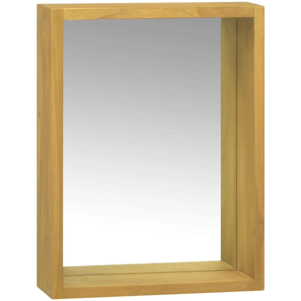 Mobile A Specchio 30x10x40 Cm In Legno Massello Di Teak - Foto 1