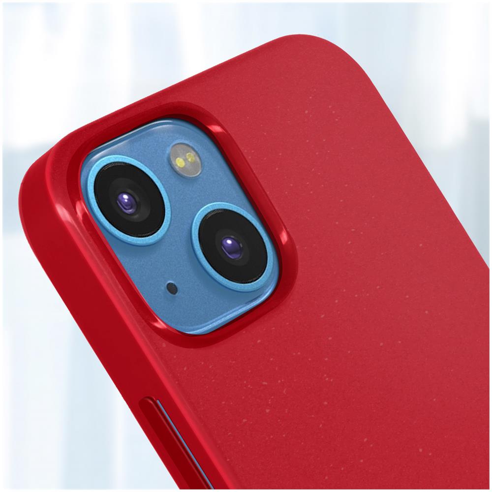 Cover Iphone 13 Mini Silicone Effetto Brillante Pearl Jelly Mercury Rossa - Foto 5