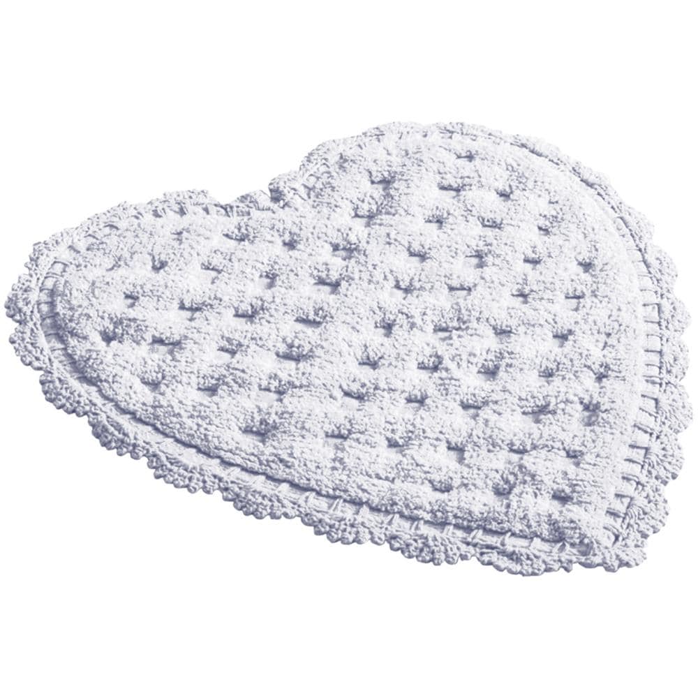 Tappeto Bagno Doccia Spugna Tappetino Assorbente Cotone Pelo Corto Mod. Giulietta Giulietta Bianco - Foto 1