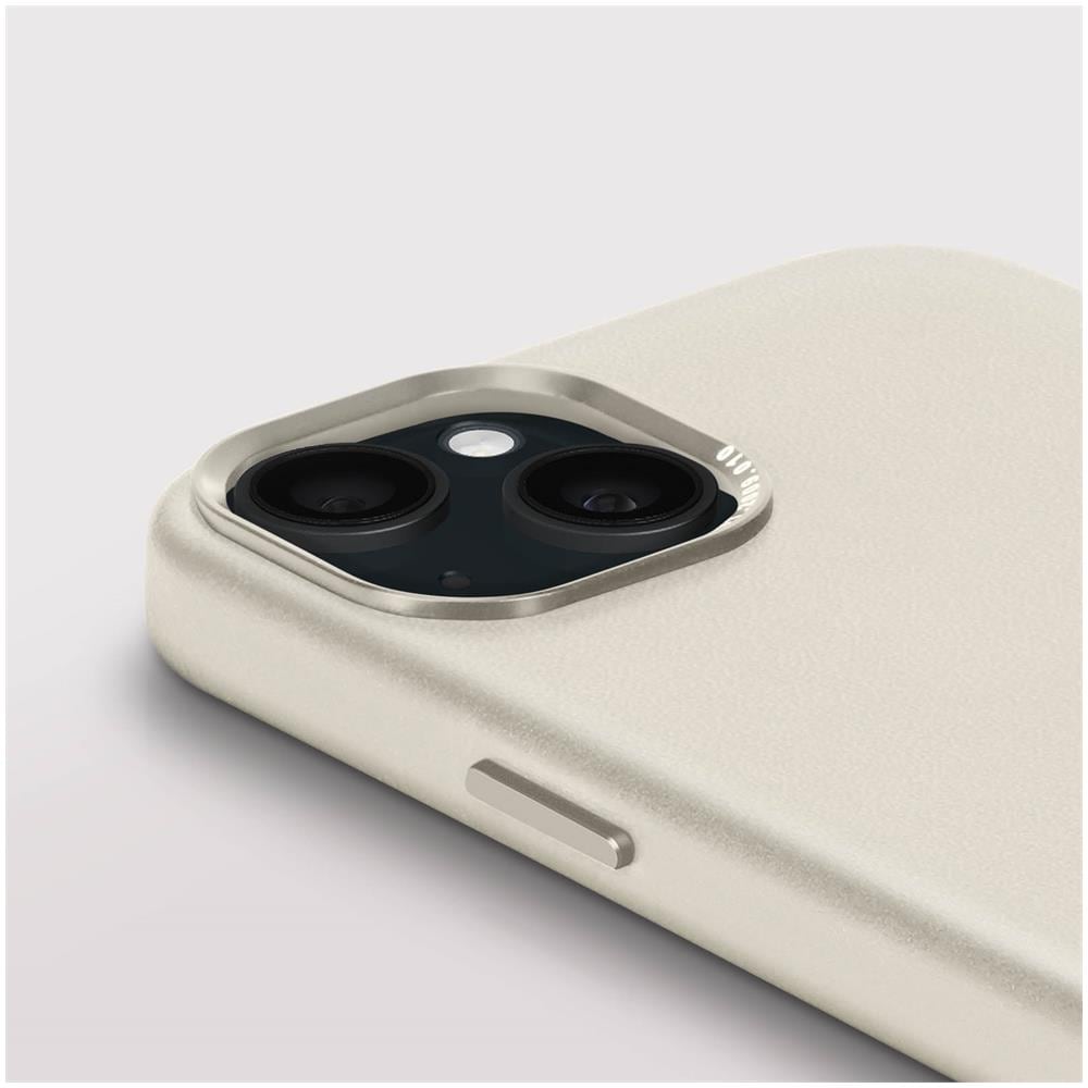 Cover Magsafe Per Iphone 15 Plus Pelle Pieno Fiore Anti-urto 1,2 M Tan - Foto 2