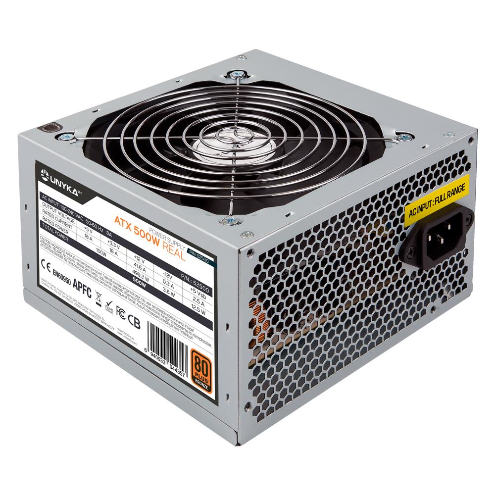 52500 alimentatore per computer 500 W 20+4 pin ATX ATX Argento - Foto 1