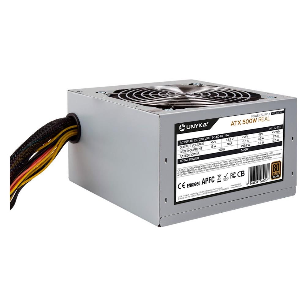 52500 alimentatore per computer 500 W 20+4 pin ATX ATX Argento - Foto 4