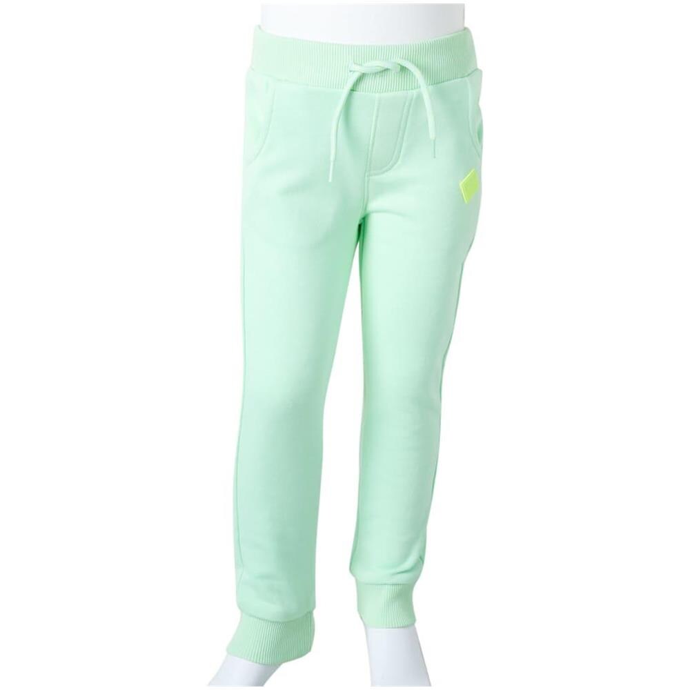 Pantaloni Tuta per Bambini Verde Brillante 128 - Foto 9