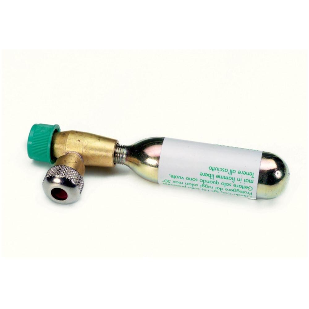 Erogatore E Coppia Di Cartucce Filettate Di Co2 Da 16gr Per Riparazione Lampo Di Forature - Foto 1