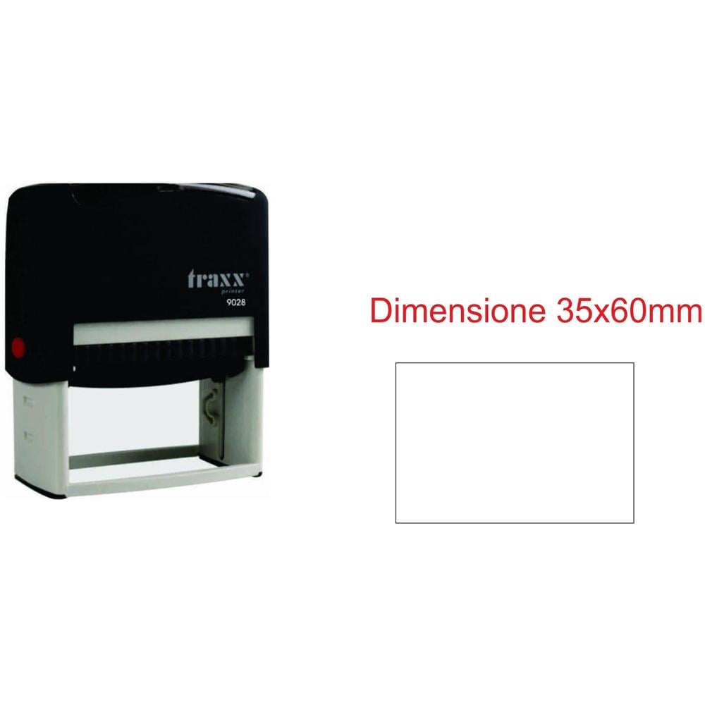 Timbro 9028 Autoinchiostrante Personalizzato 9028 35x60mm Qualità Professionale - Foto 1
