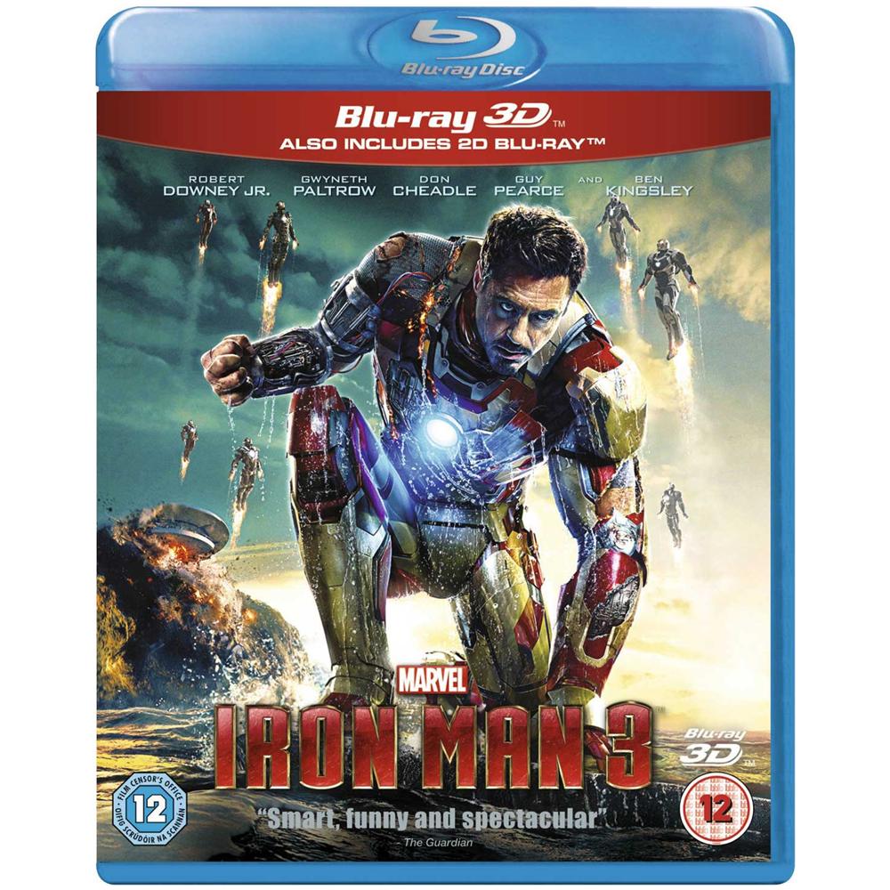 Iron Man 3 Blu-ray 3d & Blu-ray - Foto 1