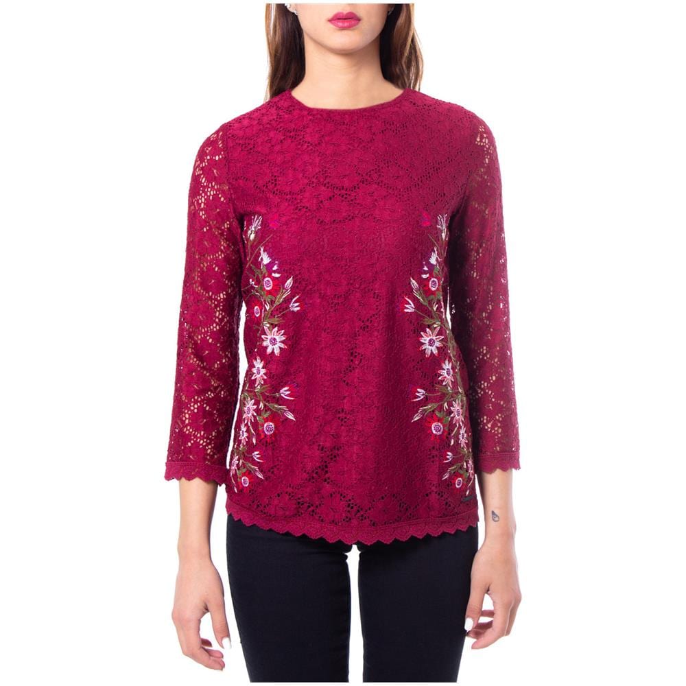 Marchio: Desigual - Genere: Donna - Tipologia: Blouse - Colore: Bordeaux, Taglia: Xs - Foto 1