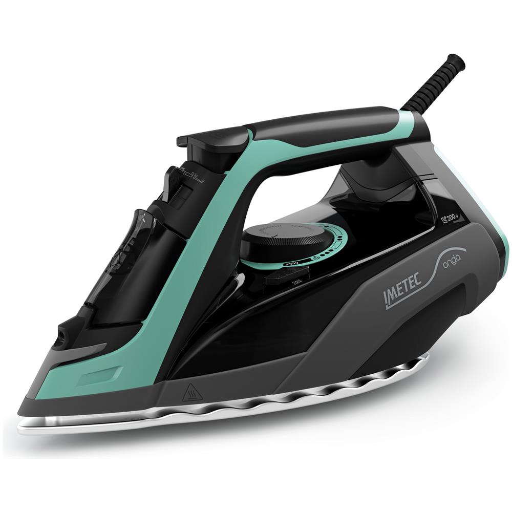 Ferro da Stiro a Secco e a Vapore Onda F1 Capacità 0.3 Litri Potenza 2400 Watt Colore Bianco / Verde  - Foto 1