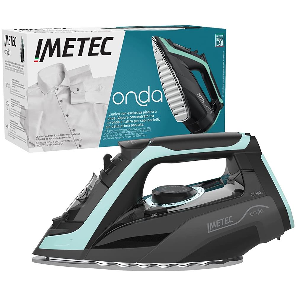 Ferro da Stiro a Secco e a Vapore Onda F1 Capacità 0.3 Litri Potenza 2400 Watt Colore Bianco / Verde  - Foto 8
