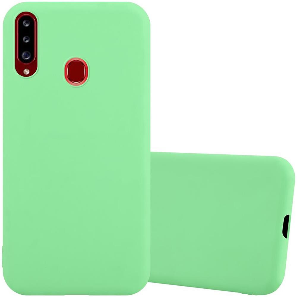 Custodia Compatibile Con Samsung Galaxy A20s In Candy Pastello Verde - Coperchio Protettivo In Silicone Tpu Flessibile - Foto 1
