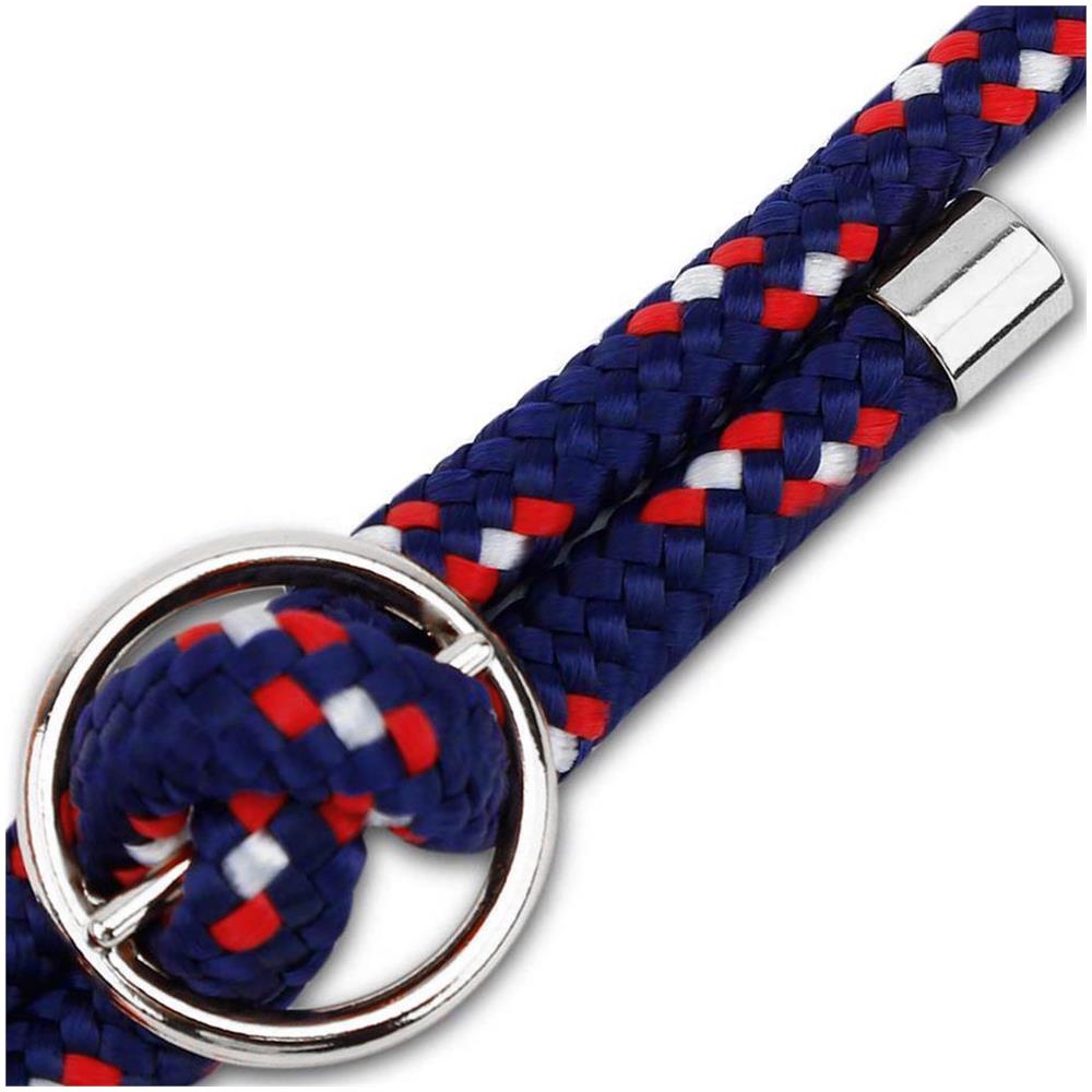 Catena Di Telefoni Cellulari Compatibile Con Honor 8 Pro In Blu Rosso Bianco À Pois - Coperchio Protettivo In Silicone Con Anelli D'argento, Cinturino In Corda E Custodia Staccabile - Foto 8