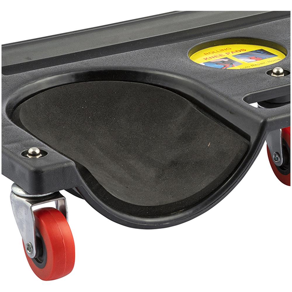 Carrello Poggia Ginocchia Mobile Officina Meccanico Ruote Riparazioni Auto Moto - Foto 2