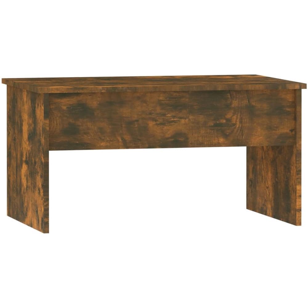 Tavolino Rovere Fumo 80x50,5x41,5 Cm In Legno Multistrato - Foto 8
