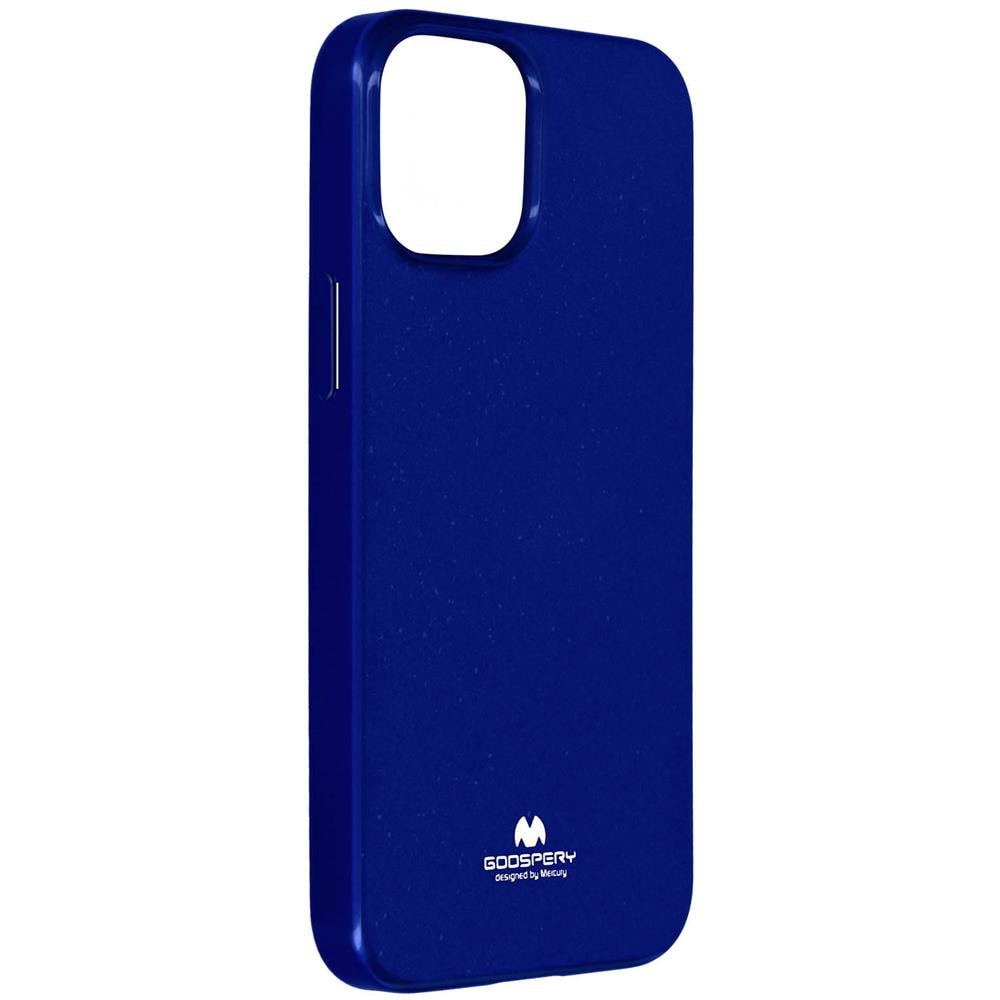 Cover Iphone 13 Mini Silicone Effetto Brillante Pearl Jelly Mercury Blu - Foto 2