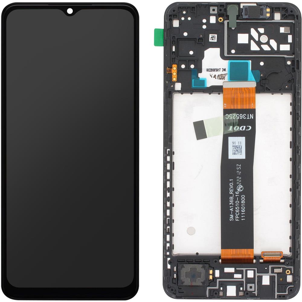Blocco Completo Galaxy A04s Touchscreen Con Frame Originale Black - Foto 1