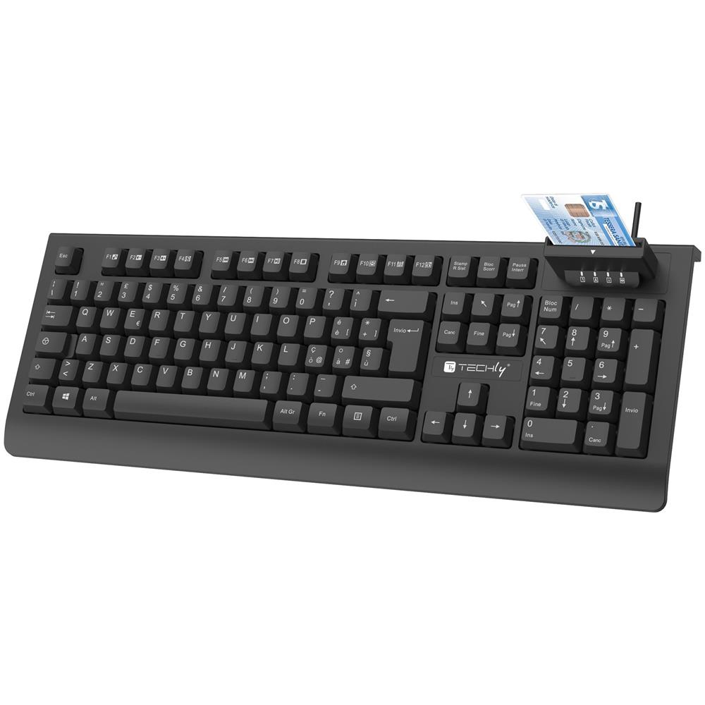 Tastiera Usb Con Lettore Smart Card Integrato Per Cns Cie E Crs Tessera Sanitaria - Foto 1