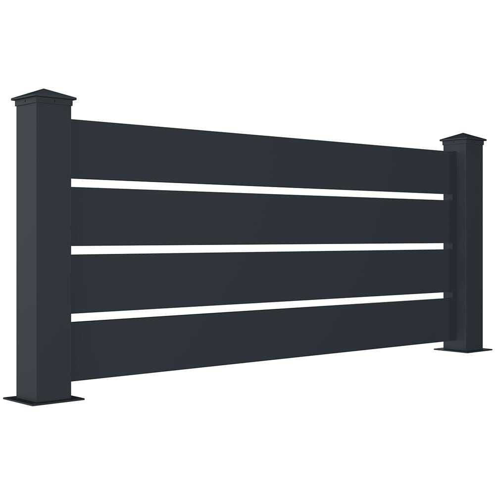 Recinzione In Alluminio Vogel 190h90 Grigio - Foto 2