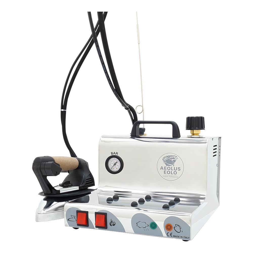 Sistema Stirante Professionale Gvk2 Con Caldaia In Acciaio Inox E Resistenza Esterna Anticalcare 2,2 L - Foto 5