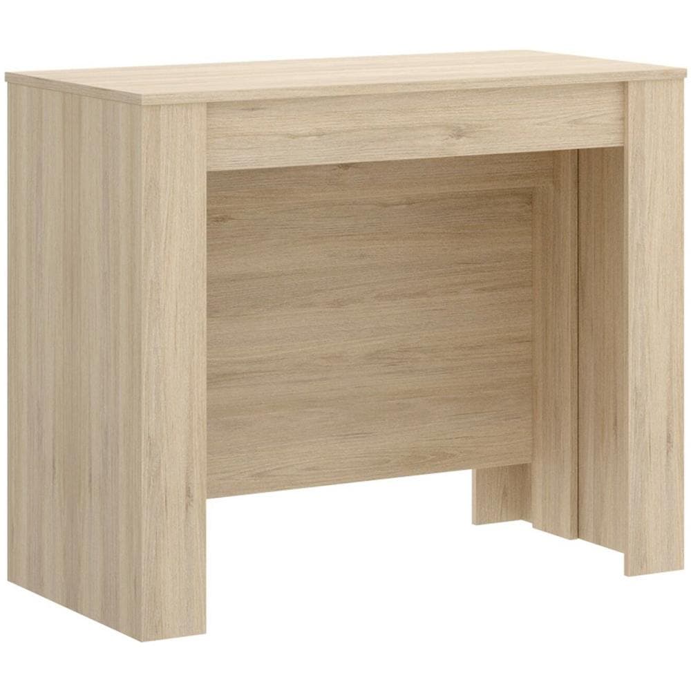 Tavolo Allungabile Cognolo, Consolle Estensibile Multiposizione, Tavolo Da Pranzo Multiuso, 54/239x90h77 Cm, Rovere - Foto 2