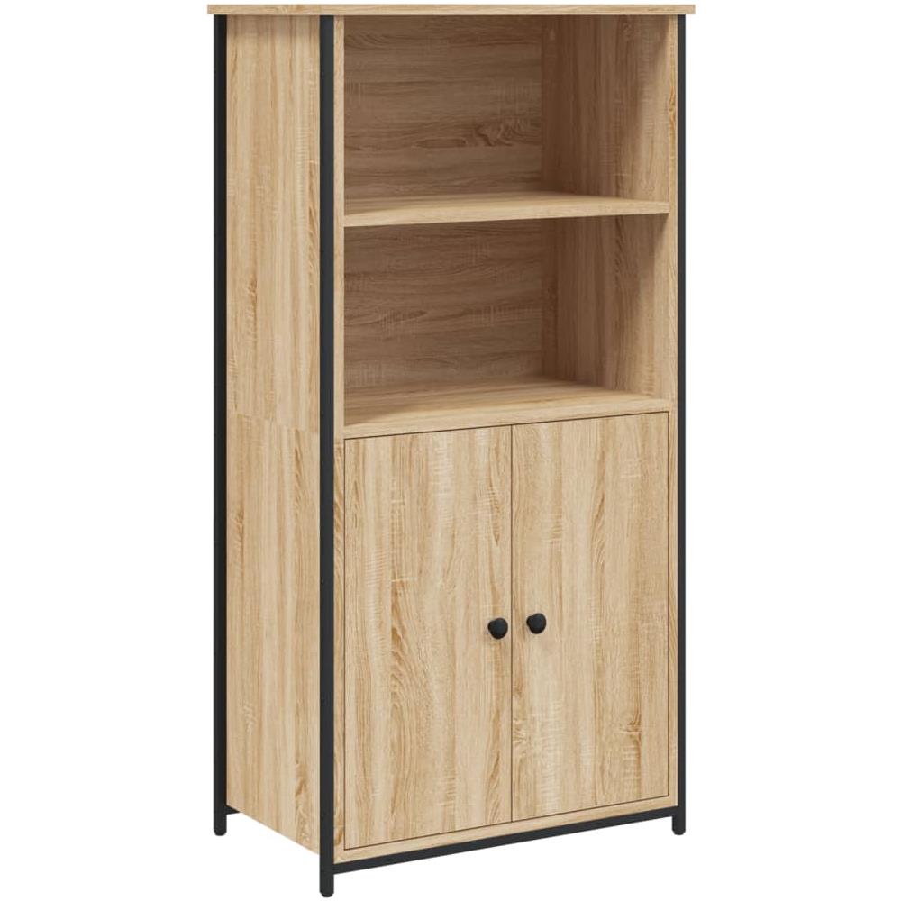Credenza Rovere Sonoma 62x36x121,5 Cm In Legno Multistrato - Foto 2