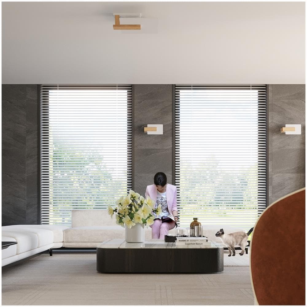 Lampada Da Soffitto Lappo In Legno Naturale Sl. 1095 - Scandinavo Lampade Da Soffitto Legno Naturale 47.5x40x14 Cm - Foto 7