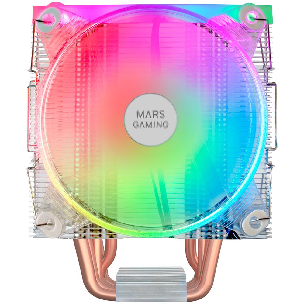 MCPU66 sistema di raffreddamento per computer Processore Raffreddatore d'aria 12 cm Argento, Trasparente 1 pz - Foto 2