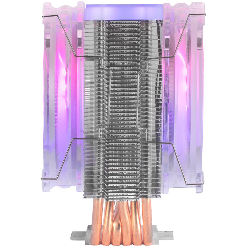 MCPU66 sistema di raffreddamento per computer Processore Raffreddatore d'aria 12 cm Argento, Trasparente 1 pz - Foto 4