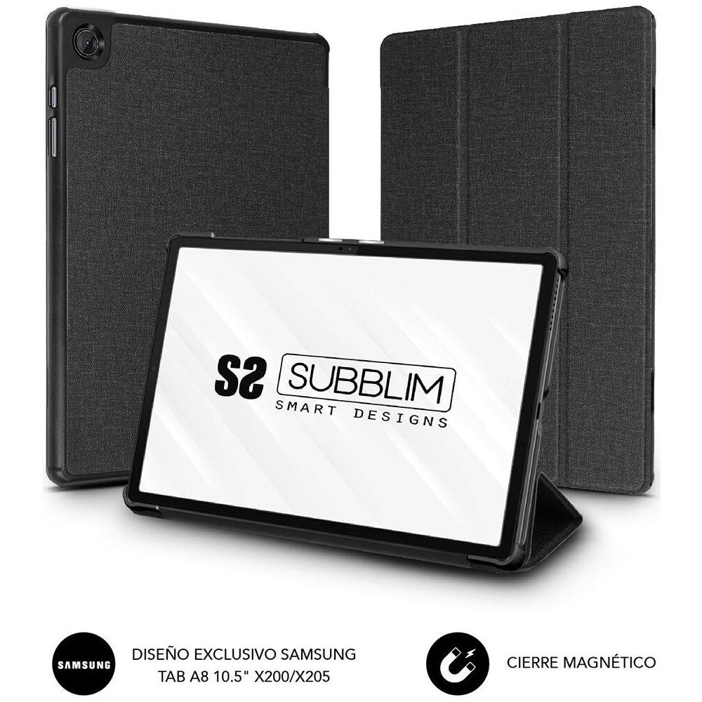 Custodia Per Tablet Subblim Tab A8 X200/x205 Nero 10,5' - Foto 1