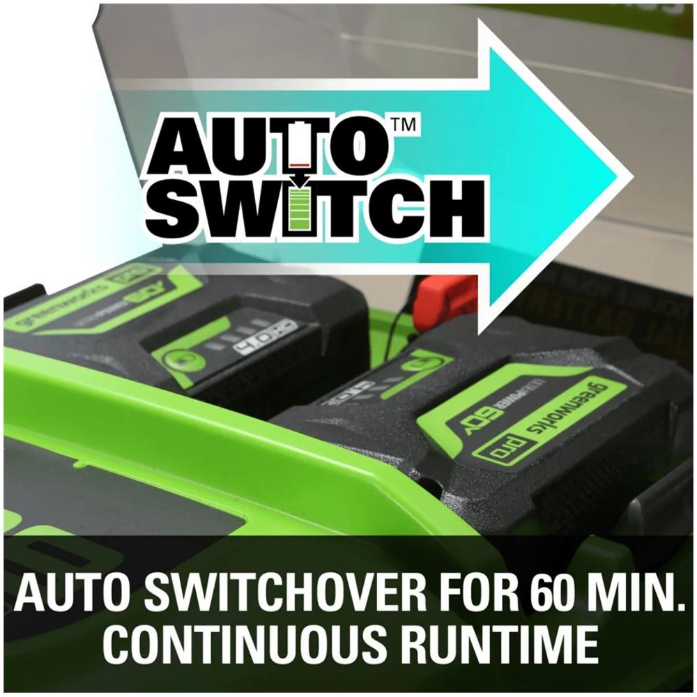 2514207 tagliaerba Tagliaerba a spinta Batteria Nero, Verde - Foto 14