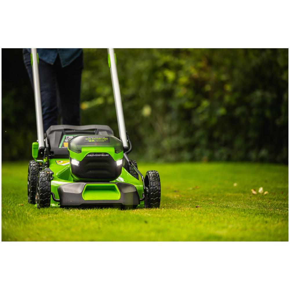 2514207 tagliaerba Tagliaerba a spinta Batteria Nero, Verde - Foto 2