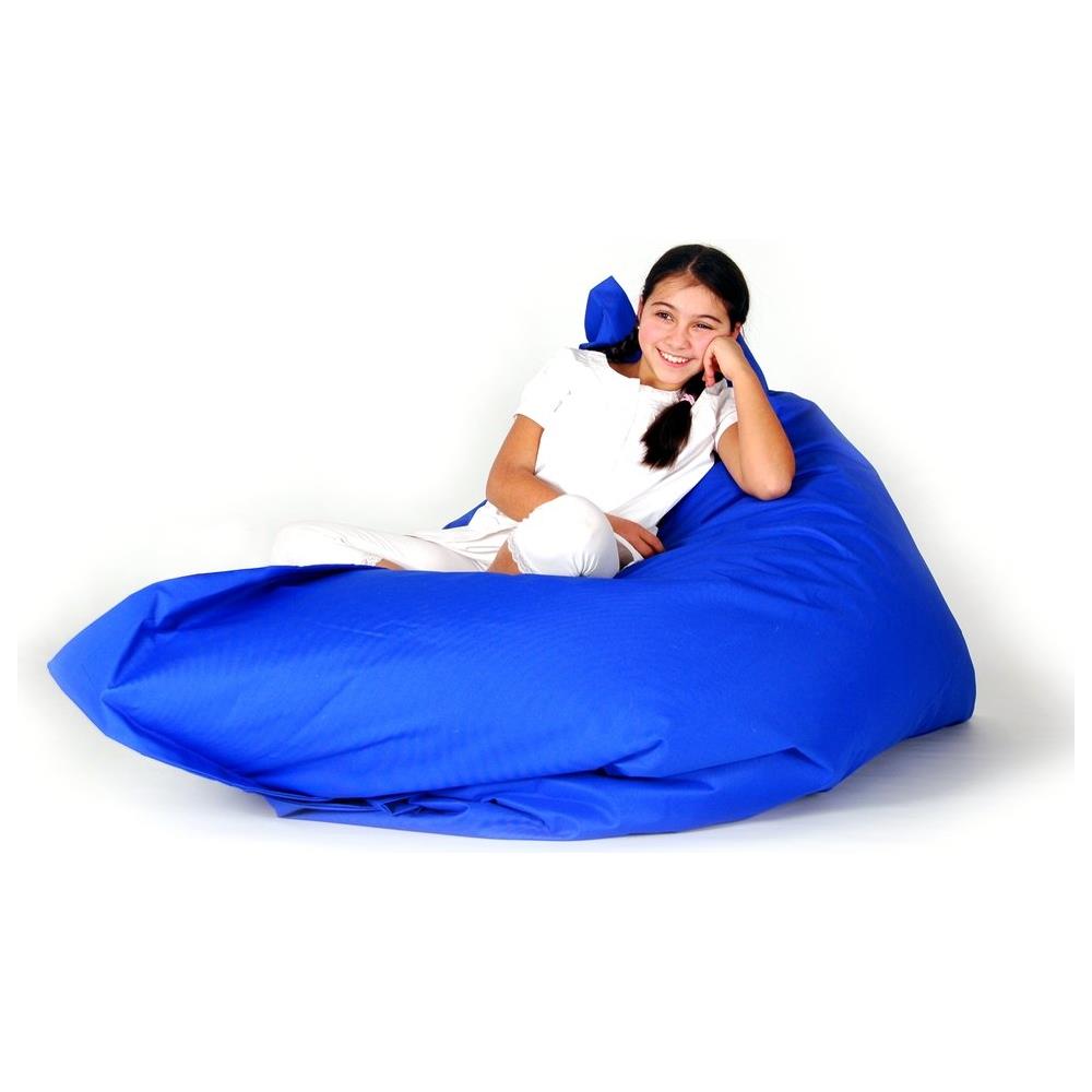 Poltrona Sacco Impermeabile In Poliestere Blu 140x180cm - Foto 2