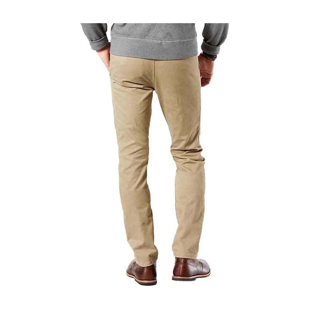Pantaloni Dockers Alpha Khaki Skinny Tapered L32 Abbigliamento Uomo W31-l32 - Foto 2