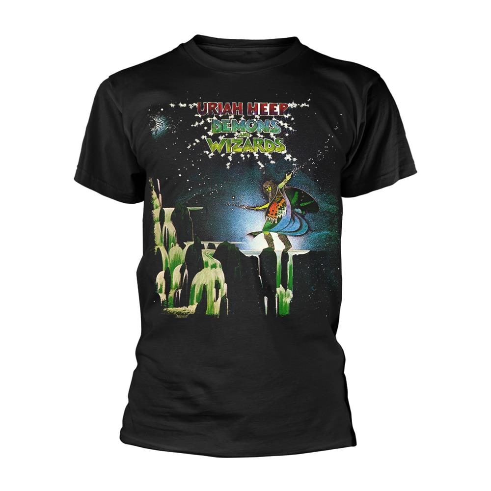 Uriah Heep - Demons And Wizards (Black) (T-Shirt Unisex Tg. M) - Disponibile dal 10/09/2018 - Foto 1