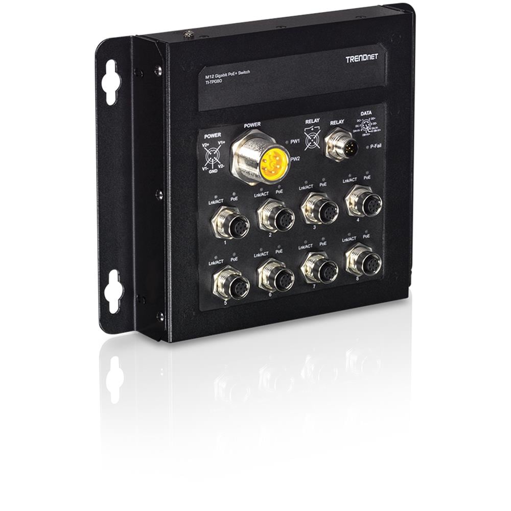 8-port Industrial En50155 M12 Gigabit Poe+ Railway Switch In - Foto 1