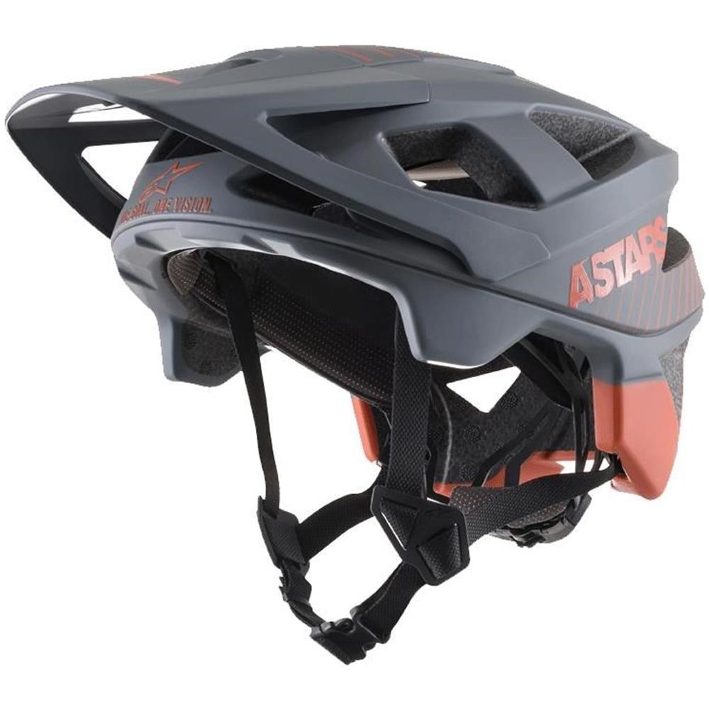 Casco Mtb 2019 Vector Pro Delta Cool Grigio Brick Rosso Matte (s, Grigio) - Foto 1