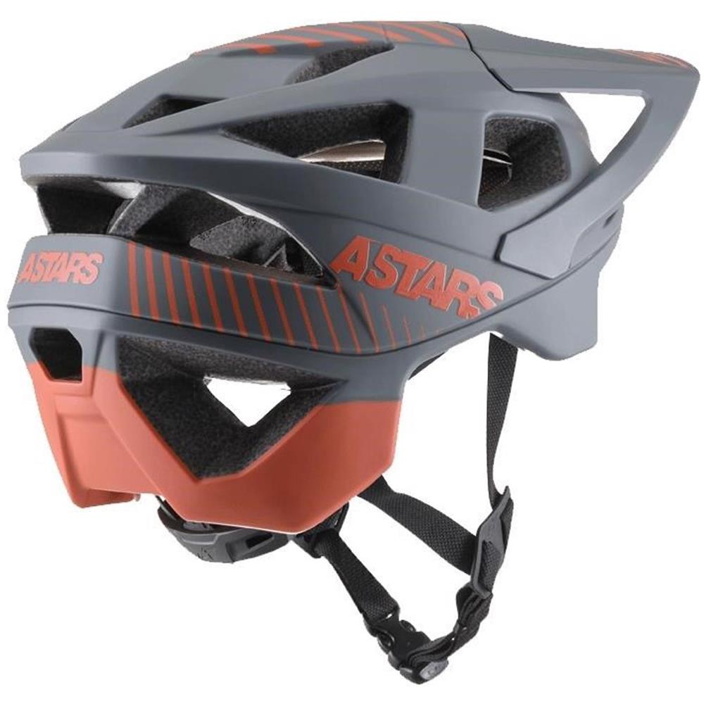 Casco Mtb 2019 Vector Pro Delta Cool Grigio Brick Rosso Matte (s, Grigio) - Foto 2