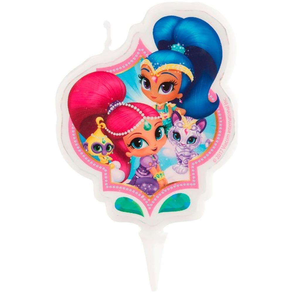 Dekora - Candelina Di Compleanno Shimmer + Shine - Foto 1