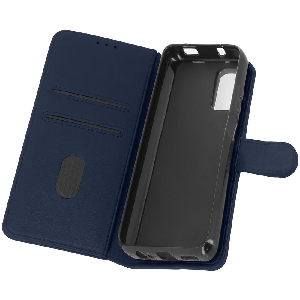 Custodia Xiaomi Redmi Note 10 / 10s Protezione Portacarte Funzione Supporto Blu - Foto 1