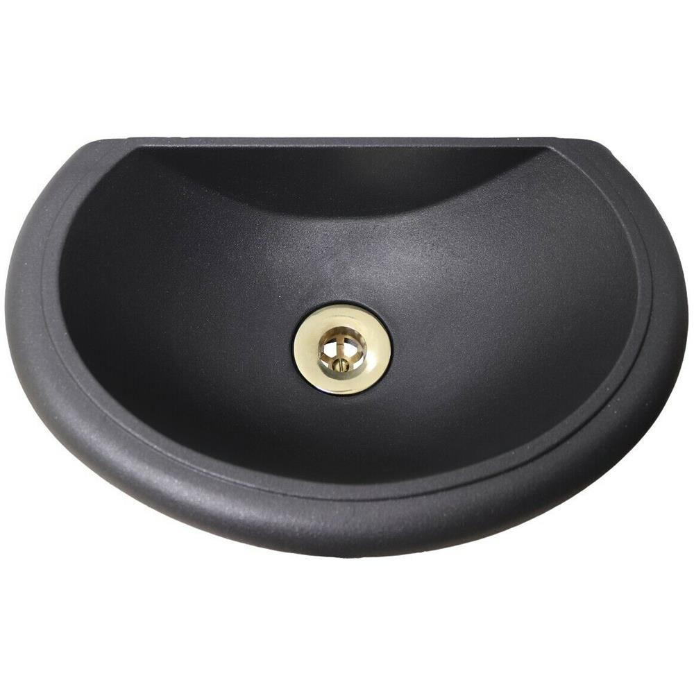 Fontana A Muro Mod. calla Con Rubinetto In Ottone Lucido Cod. 303 / l + Sifone - Foto 2