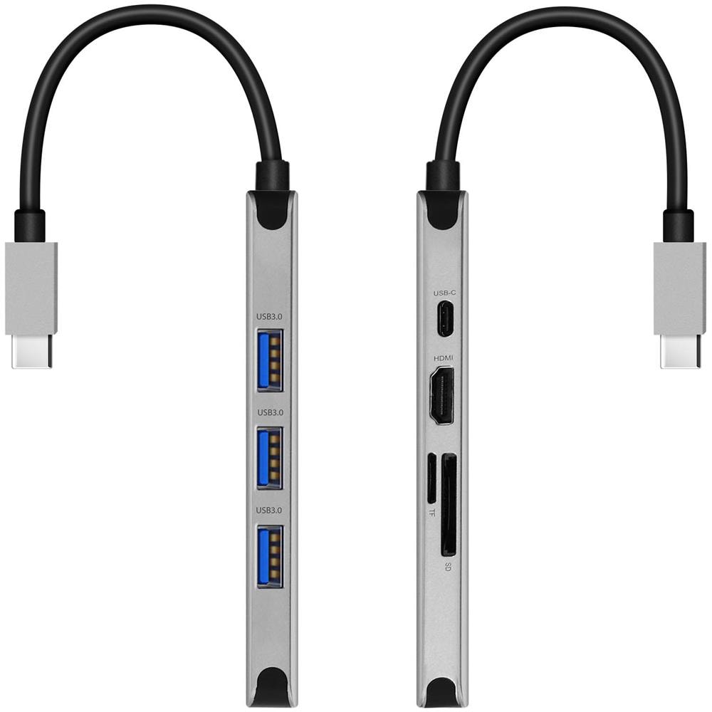 8-in-1 Usb-c Hub Aluminium Body - 440-401-03 (44040103) - Foto 1