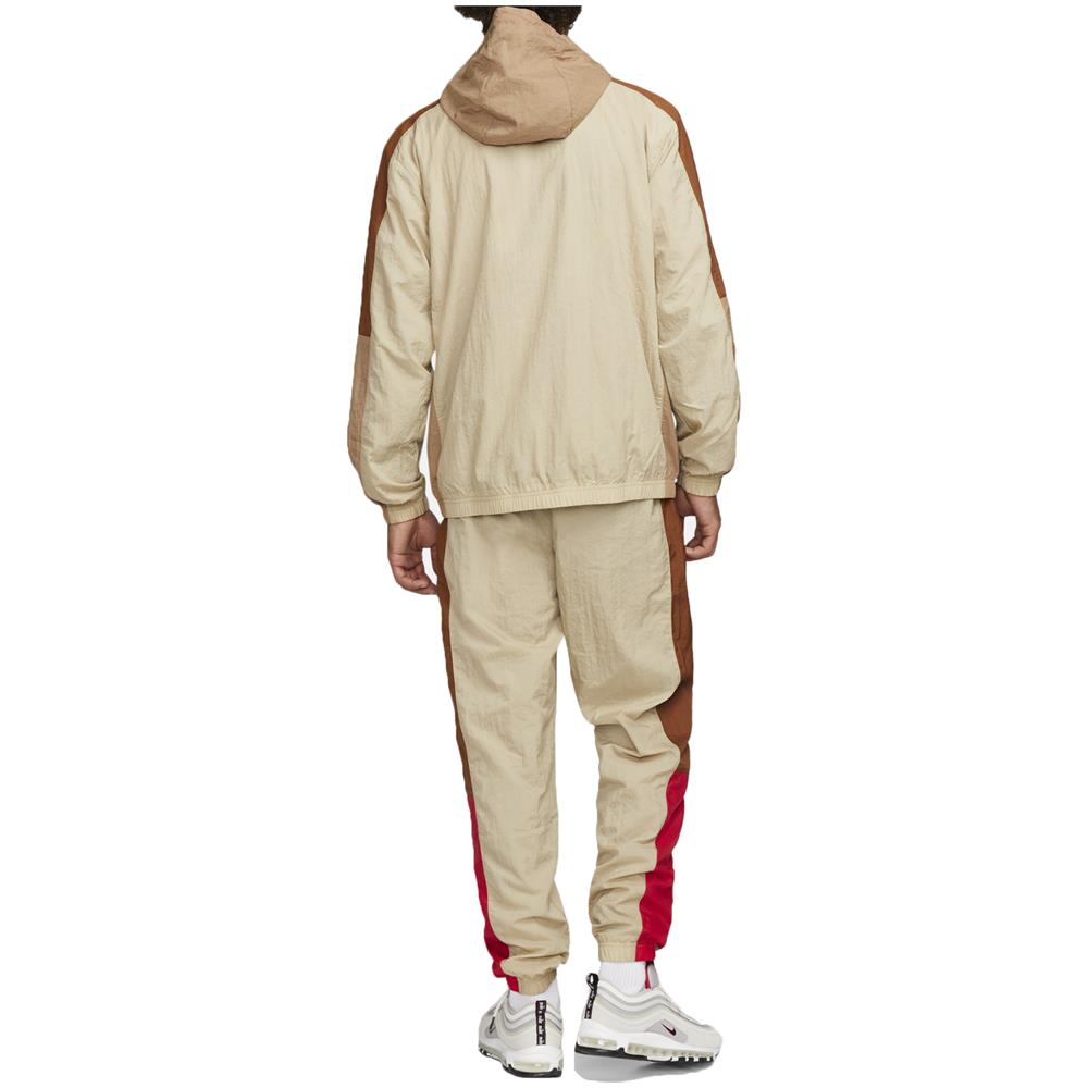 Tuta Da Uomo Cappuccio Sport Essentials Beige Taglia S Cod Dm6841-250 - Foto 2