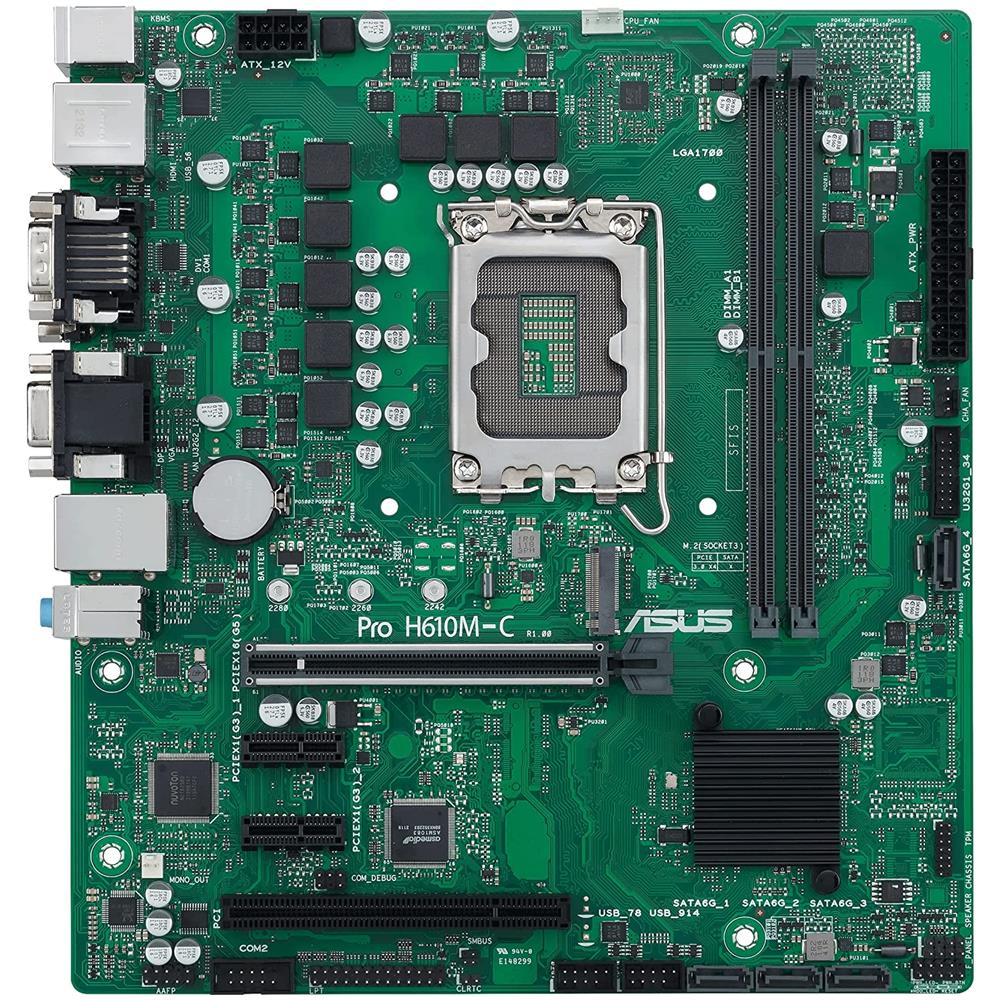 Scheda Madre Pro H610M-C-CSM Socket LGA 1700 Chipset H610 Micro ATX - Foto 2