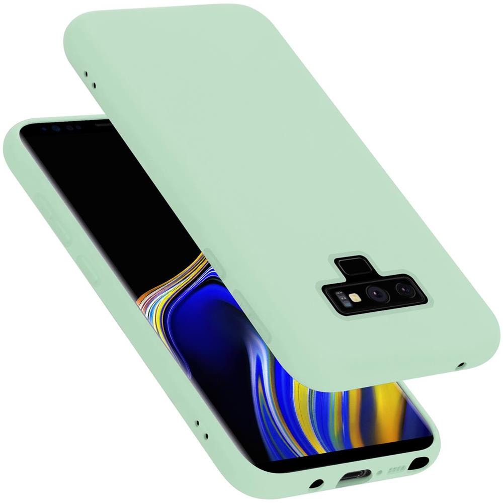Custodia Compatibile Con Samsung Galaxy Note 9 In Liquid Verde Chiaro - Coperchio Protettivo In Silicone Tpu Flessibile - Foto 1