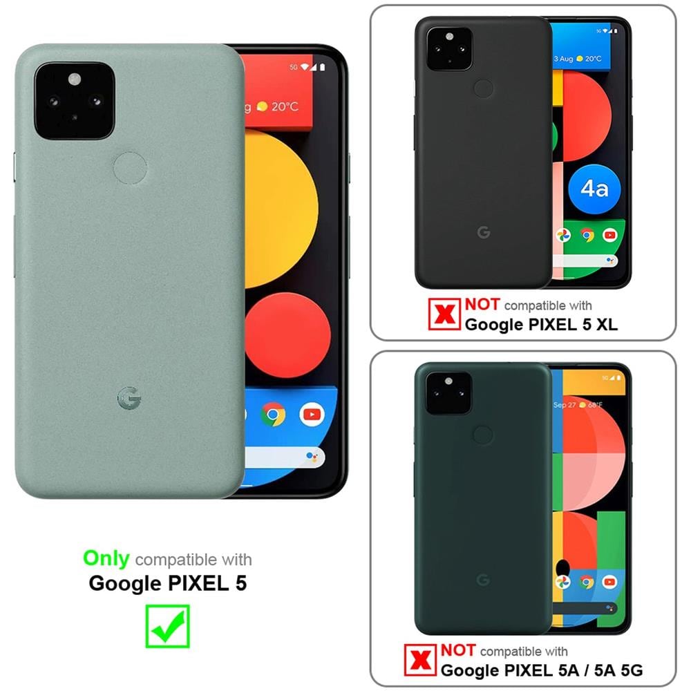 Pellicola Armatura A Schermo Intero Compatibile Con Google Pixel 5 In Trasparente Con Nero - Vetro Temperato (tempered) Di Protezione Del Display In Durezza 9h Con 3d Touch - Foto 2