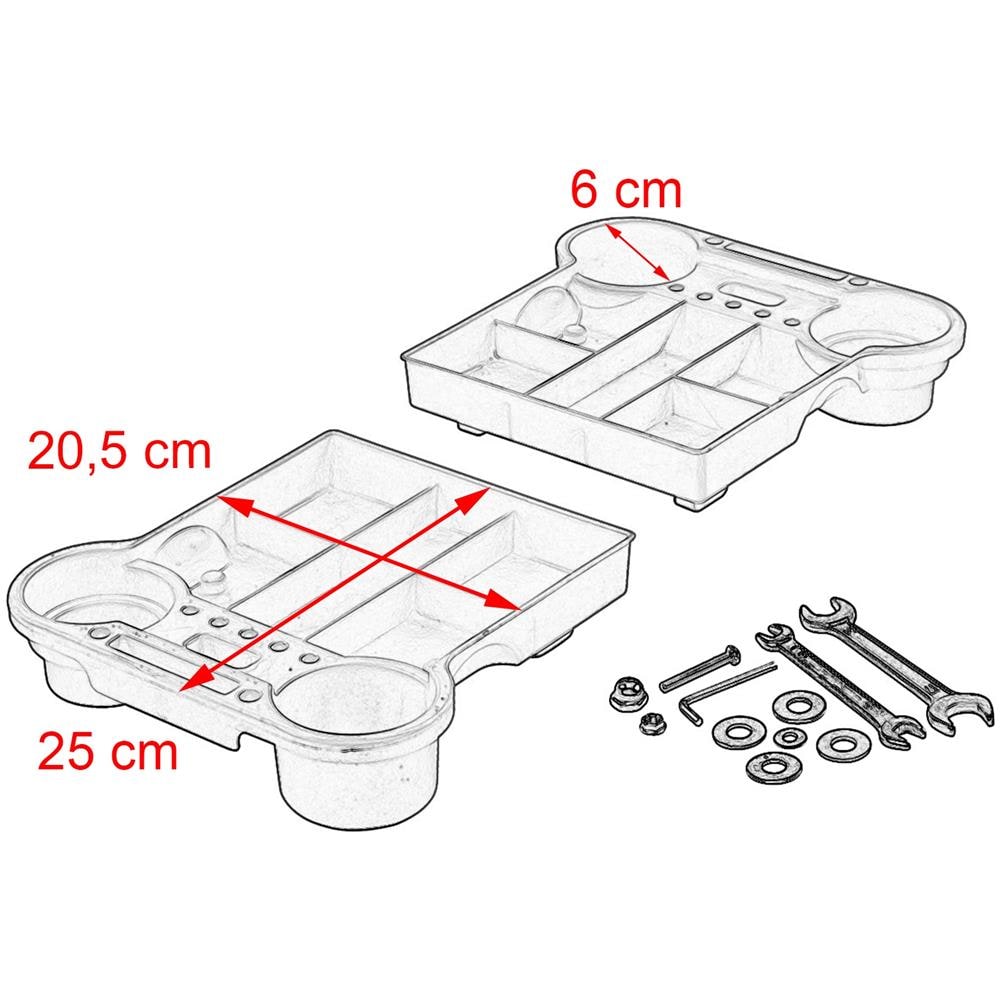 Carrello Ruote Officina Lavoro Meccanico Sedile Sgabello Garage Seggiolino Moto - Foto 5
