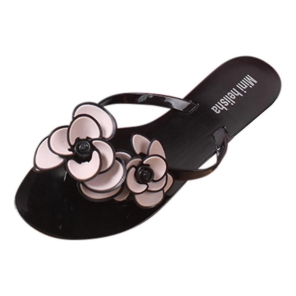 Women's Varsity Flip Sandal in Coal by JOYBEES