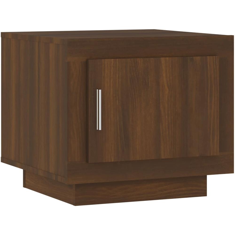 Tavolino Da Salotto Rovere Marrone 51x50x45 Cm Legno Compensato - Foto 2